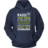 Chartered Accountant Shirt - Raise your hand if you love Chartered Accountant, if not raise your standards - Profession Gift-T-shirt-Teelime | shirts-hoodies-mugs