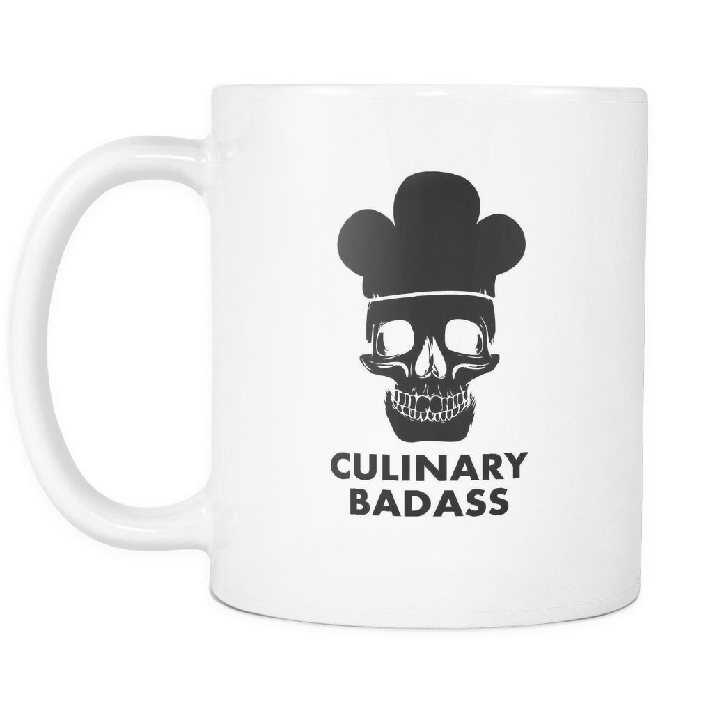 Chef cups chef mugs Culinary Badass mug - chef gifts chef gifts for men  chef funny (11oz)