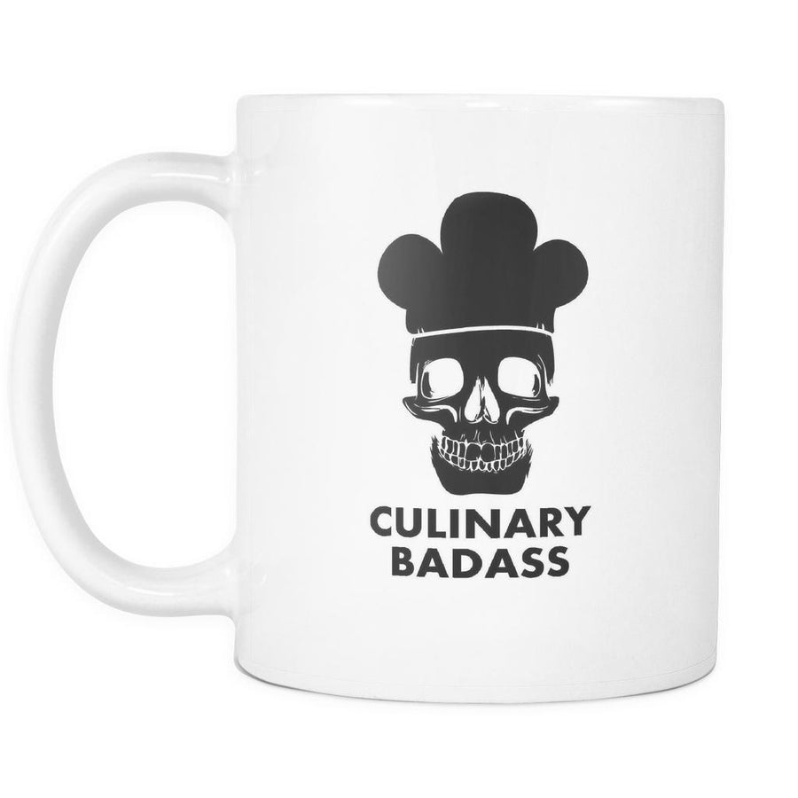 Chef cups chef mugs Culinary Badass mug - chef gifts chef gifts for men chef funny (11oz)-Drinkware-Teelime | shirts-hoodies-mugs