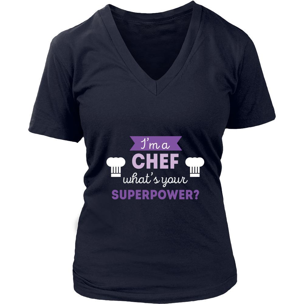 Chef Shirt - I'm a Chef, what's your superpower? - Profession Gift-T-shirt-Teelime | shirts-hoodies-mugs