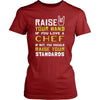 Chef Shirt - Raise your hand if you love Chef, if not raise your standards - Profession Gift-T-shirt-Teelime | shirts-hoodies-mugs