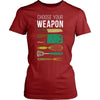Chef Tshirts - Chef Choose your weapon-T-shirt-Teelime | shirts-hoodies-mugs