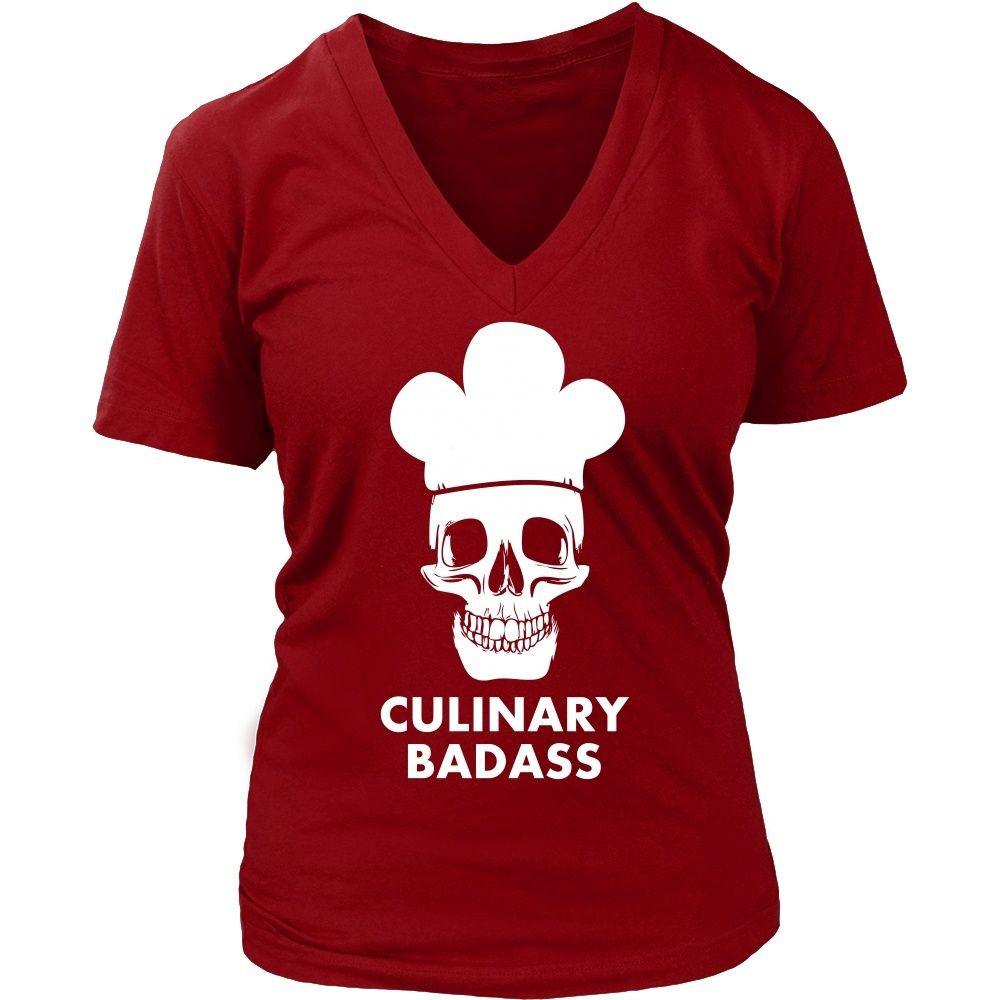 Chef Tshirts - Chef Culinary Badass-T-shirt-Teelime | shirts-hoodies-mugs