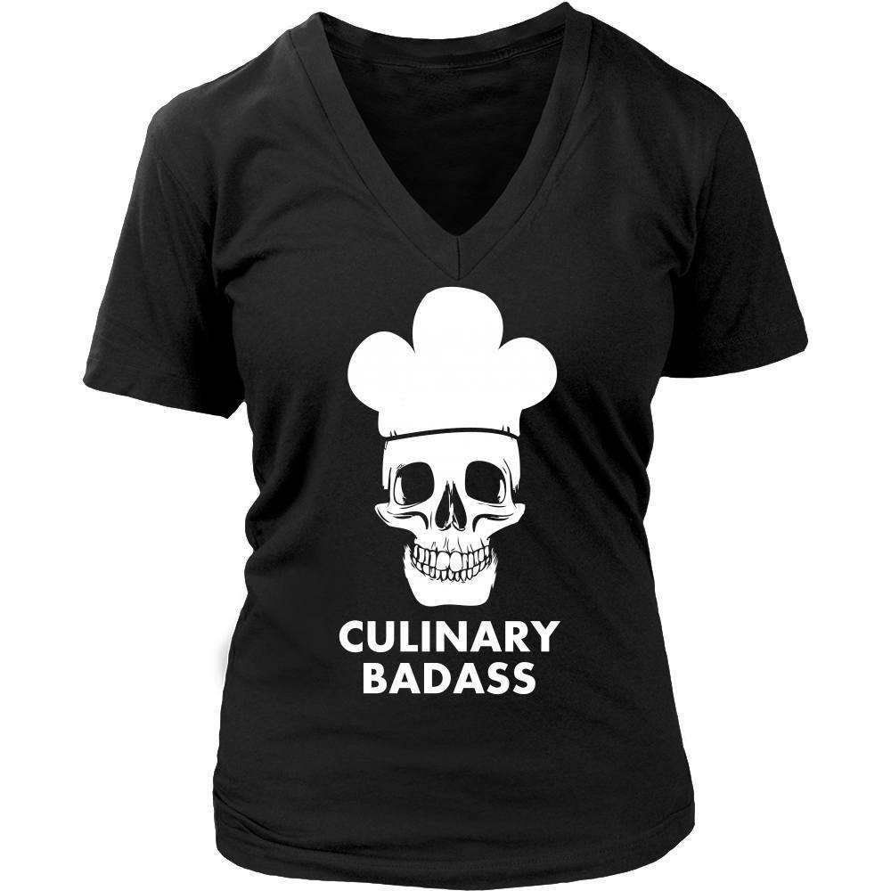 Chef Tshirts - Chef Culinary Badass-T-shirt-Teelime | shirts-hoodies-mugs
