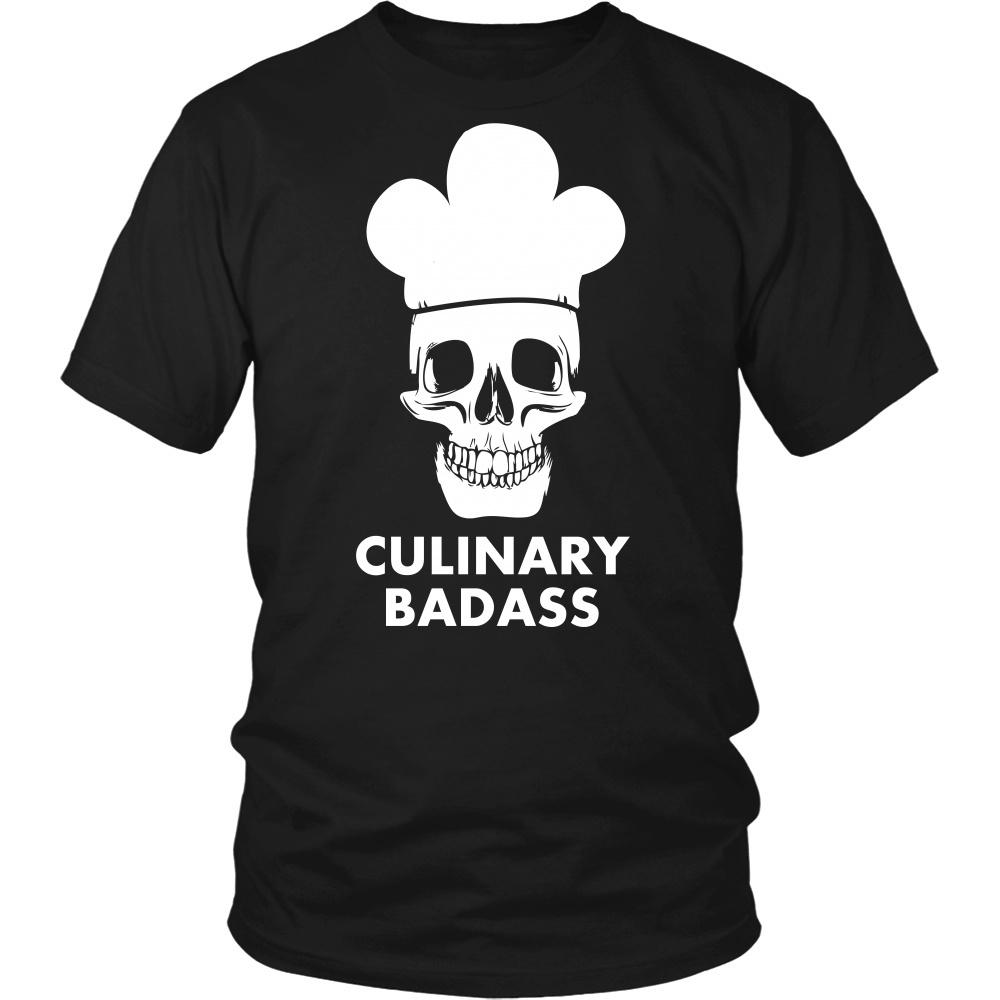 Chef Tshirts - Chef Culinary Badass-T-shirt-Teelime | shirts-hoodies-mugs