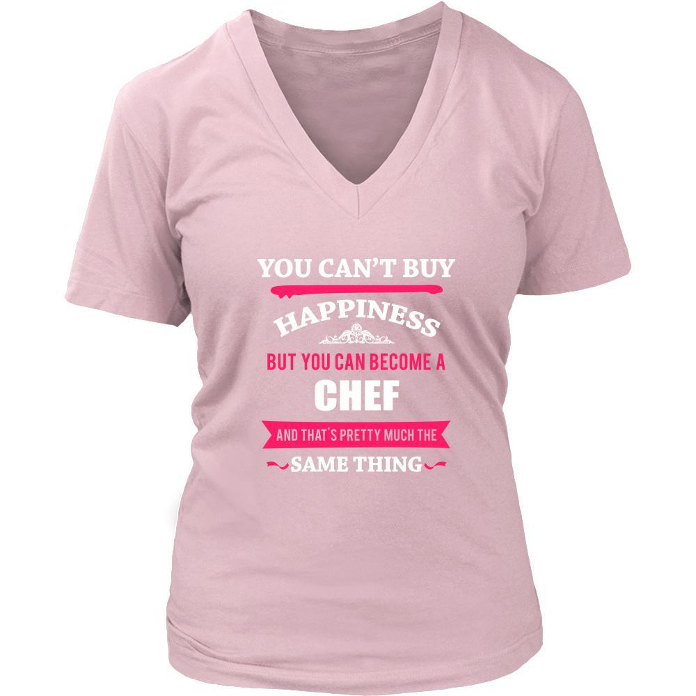 Chef- You can't buy happiness but you can become a Chef and that's pretty much the same thing- Profession Shirt-T-shirt-Teelime | shirts-hoodies-mugs