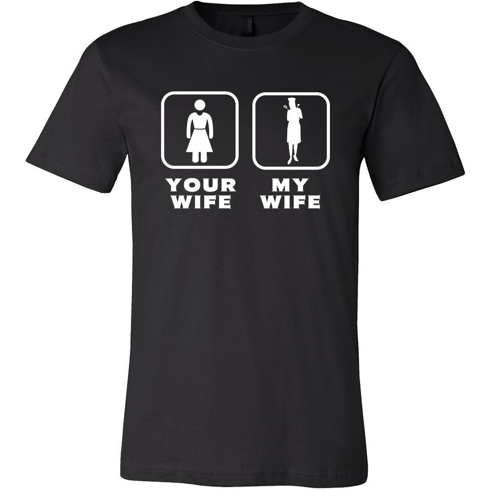 Chef - Your wife My wife - Father's Day Profession/Job Shirt-T-shirt-Teelime | shirts-hoodies-mugs