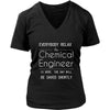 Chemical Engineer Shirt - Everyone relax the Chemical Engineer is here, the day will be save shortly - Profession Gift-T-shirt-Teelime | shirts-hoodies-mugs