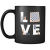 Chess - LOVE Chess - 11oz Black Mug-Drinkware-Teelime | shirts-hoodies-mugs