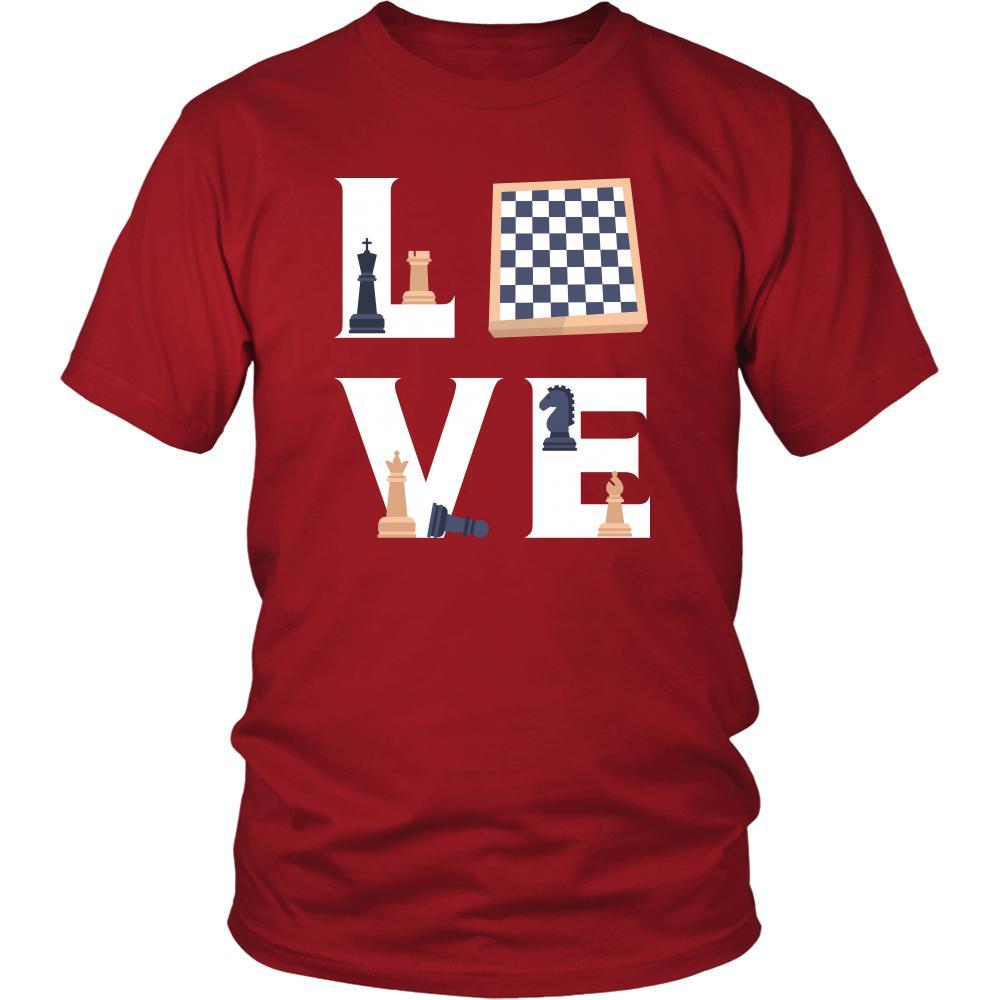 Chess - LOVE Chess - Hobby Shirt-T-shirt-Teelime | shirts-hoodies-mugs