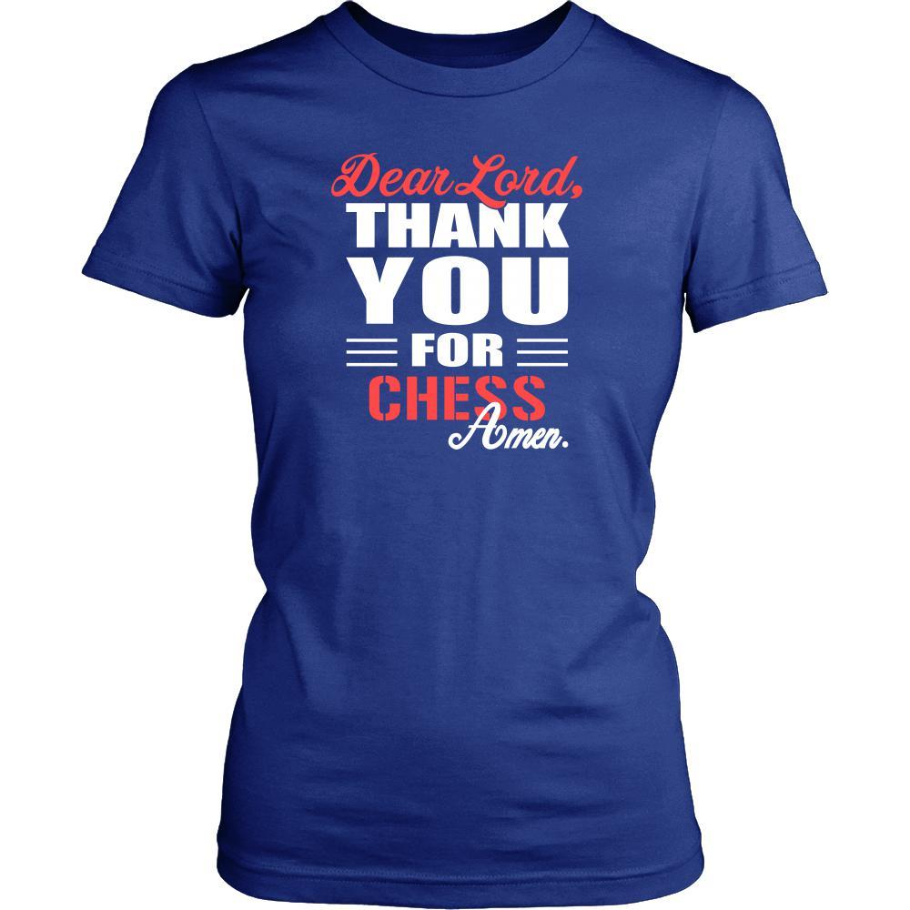 Chess Shirt - Dear Lord, thank you for Chess Amen- Hobby-T-shirt-Teelime | shirts-hoodies-mugs