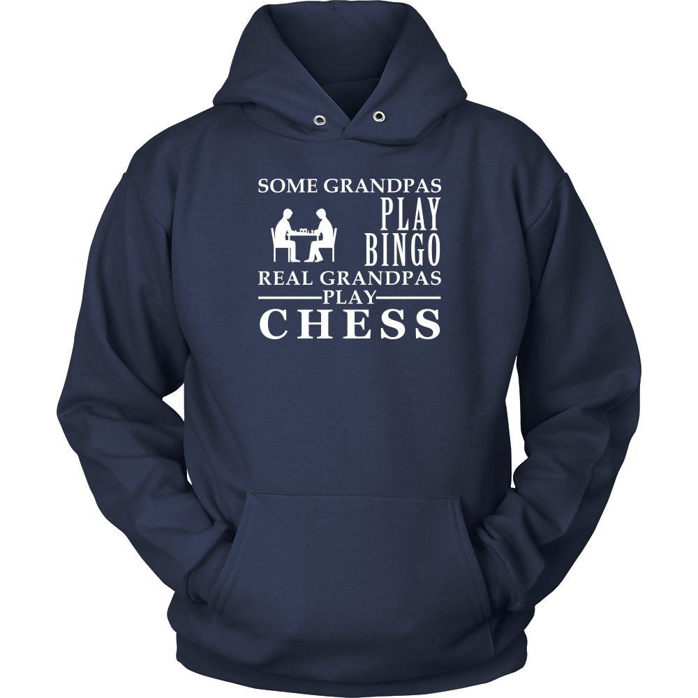 Chess Shirt Some Grandpas play bingo, real Grandpas go Chess Family Hobby-T-shirt-Teelime | shirts-hoodies-mugs