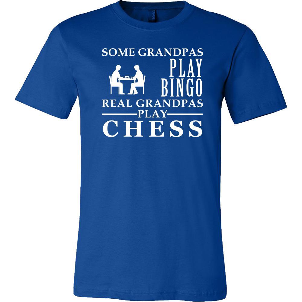 Chess Shirt Some Grandpas play bingo, real Grandpas go Chess Family Hobby-T-shirt-Teelime | shirts-hoodies-mugs