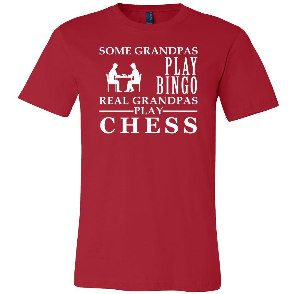Chess Shirt Some Grandpas play bingo, real Grandpas go Chess Family Hobby-T-shirt-Teelime | shirts-hoodies-mugs