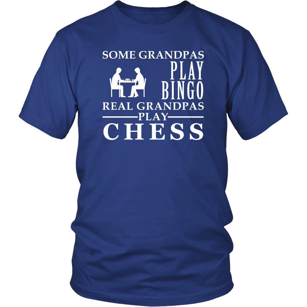 Chess Shirt Some Grandpas play bingo, real Grandpas go Chess Family Hobby-T-shirt-Teelime | shirts-hoodies-mugs