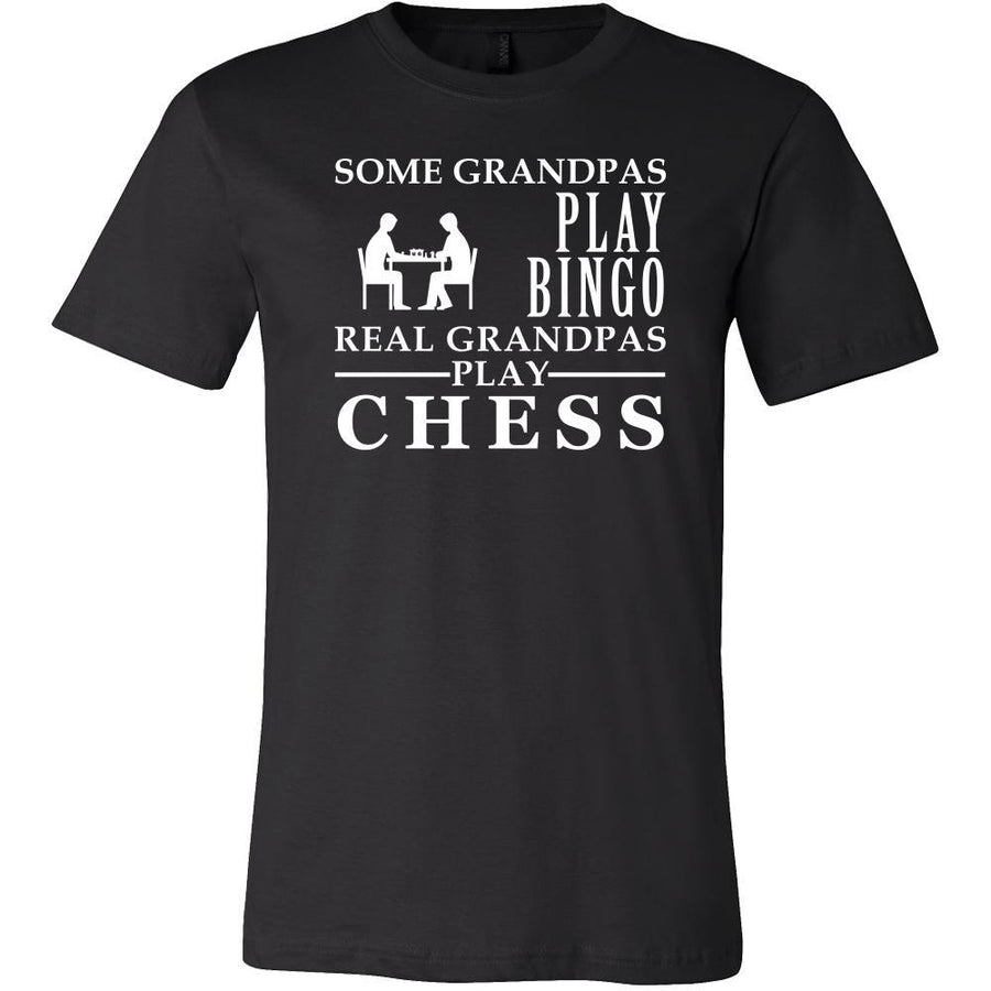 Chess Shirt Some Grandpas play bingo, real Grandpas go Chess Family Hobby-T-shirt-Teelime | shirts-hoodies-mugs