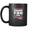 Chicken Dear Lord, thank you for Chickens Amen. 11oz Black Mug-Drinkware-Teelime | shirts-hoodies-mugs