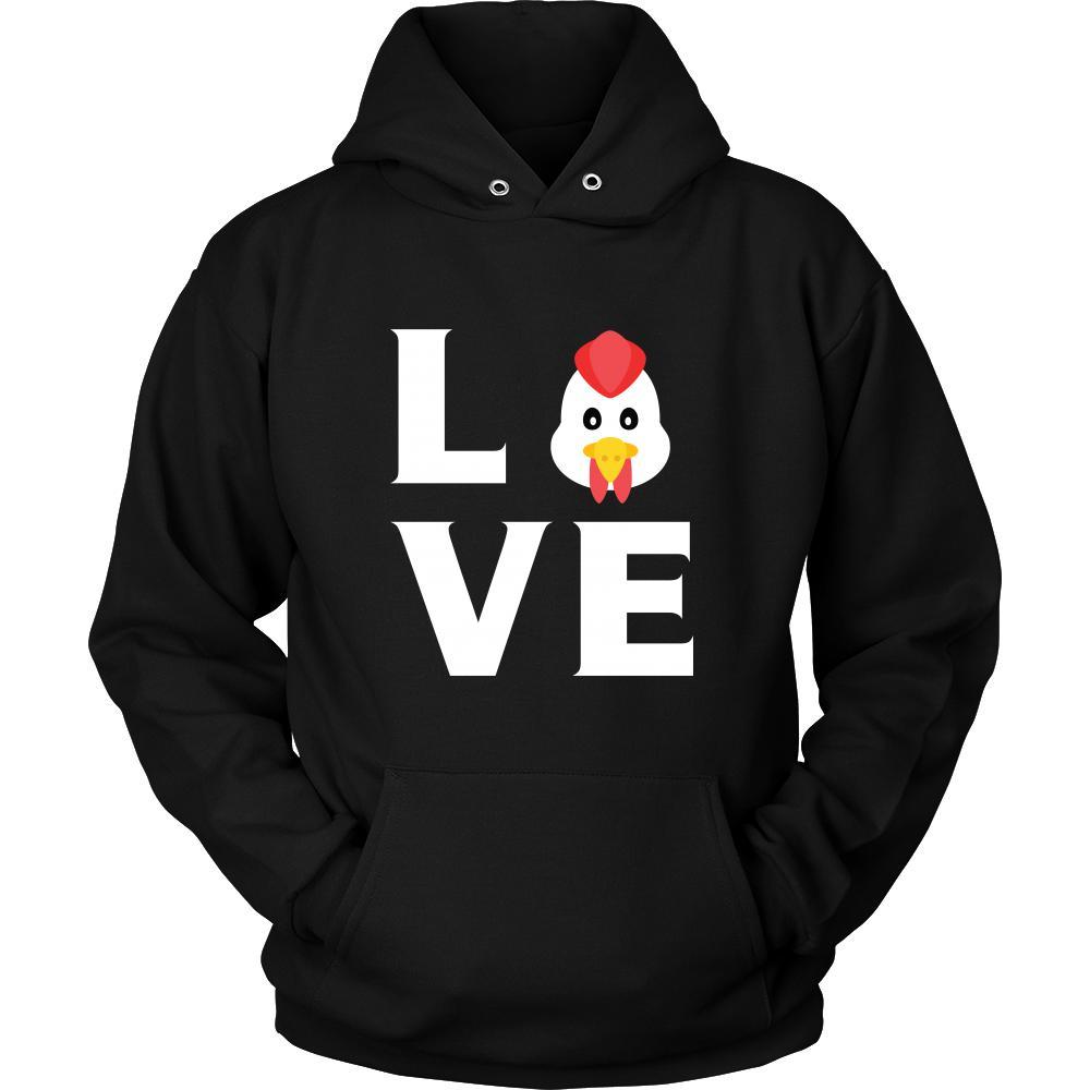 Chicken - LOVE Chicken - Animal Owner Shirt-T-shirt-Teelime | shirts-hoodies-mugs