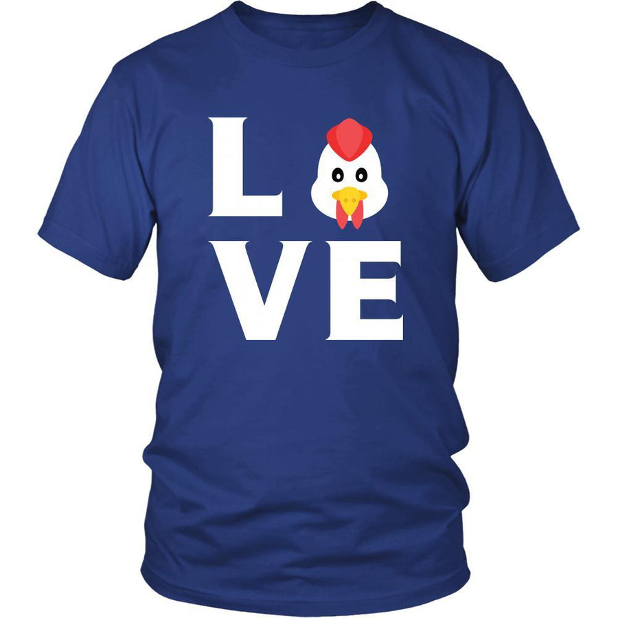 Chicken - LOVE Chicken - Animal Owner Shirt-T-shirt-Teelime | shirts-hoodies-mugs
