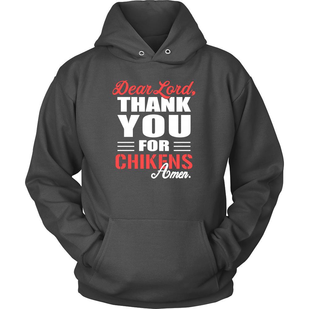 Chicken Shirt - Dear Lord, thank you for Chicken Amen- Pets-T-shirt-Teelime | shirts-hoodies-mugs