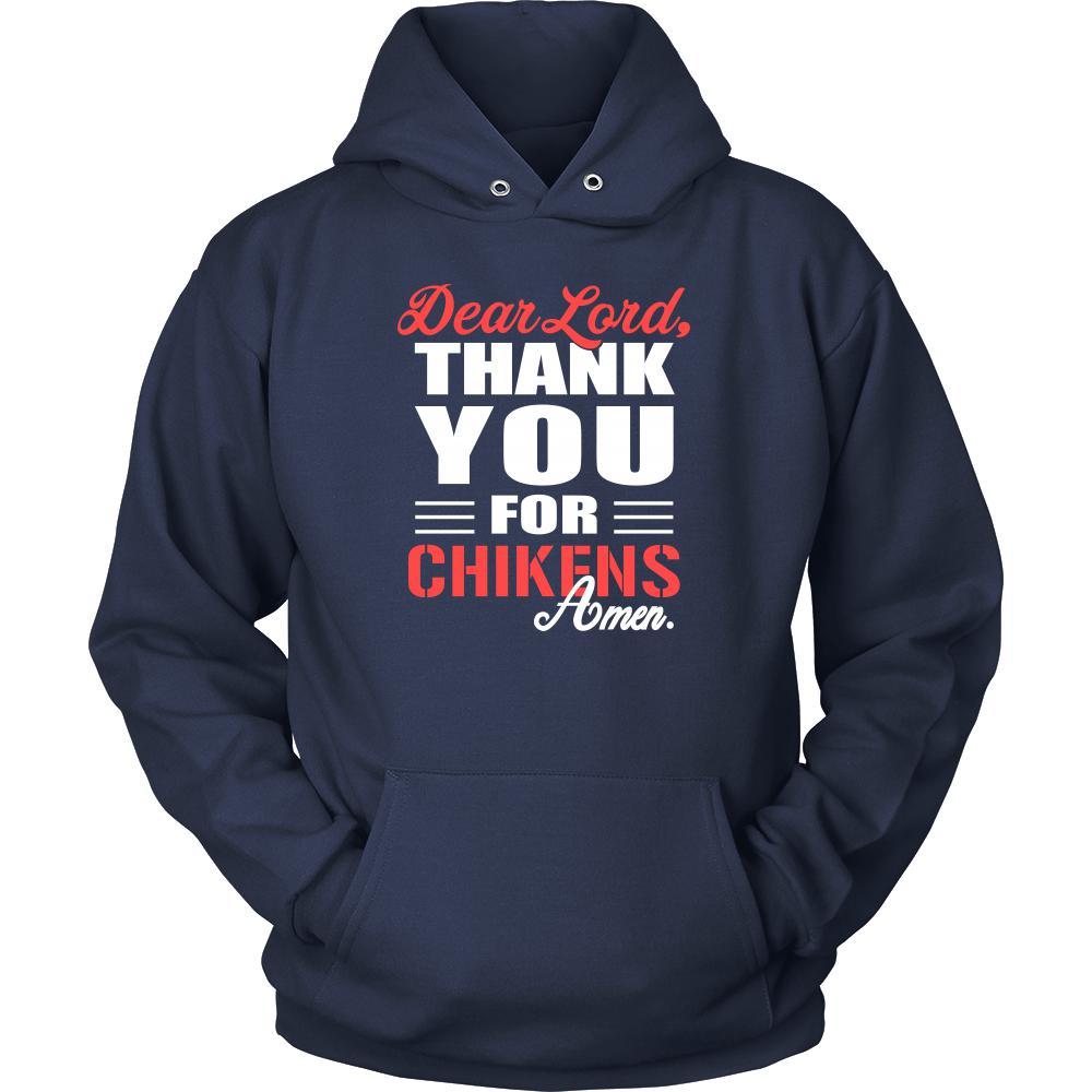Chicken Shirt - Dear Lord, thank you for Chicken Amen- Pets-T-shirt-Teelime | shirts-hoodies-mugs