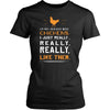 Chicken Shirt - Not Obsessed - Animal Lover Gift-T-shirt-Teelime | shirts-hoodies-mugs