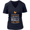 Chicken Shirt - Not Obsessed - Animal Lover Gift-T-shirt-Teelime | shirts-hoodies-mugs