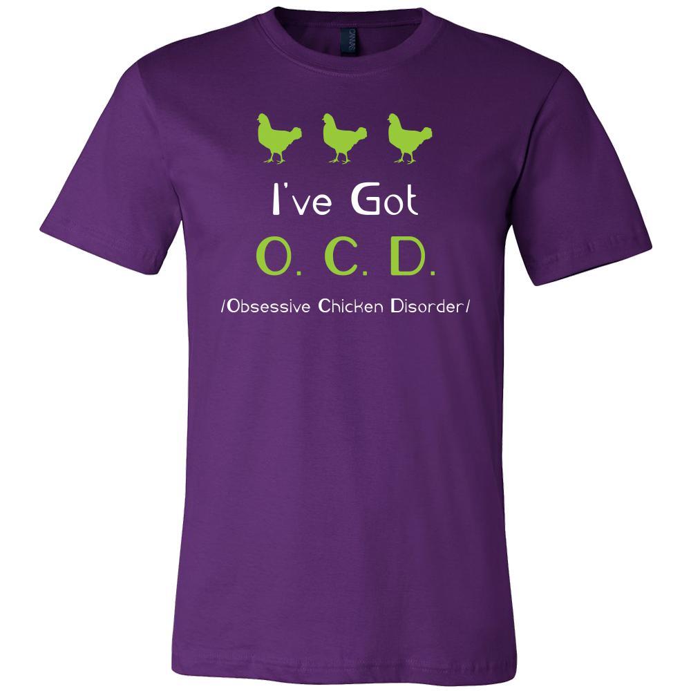 Chicken Shirt - OCD - Animal Lover Gift-T-shirt-Teelime | shirts-hoodies-mugs