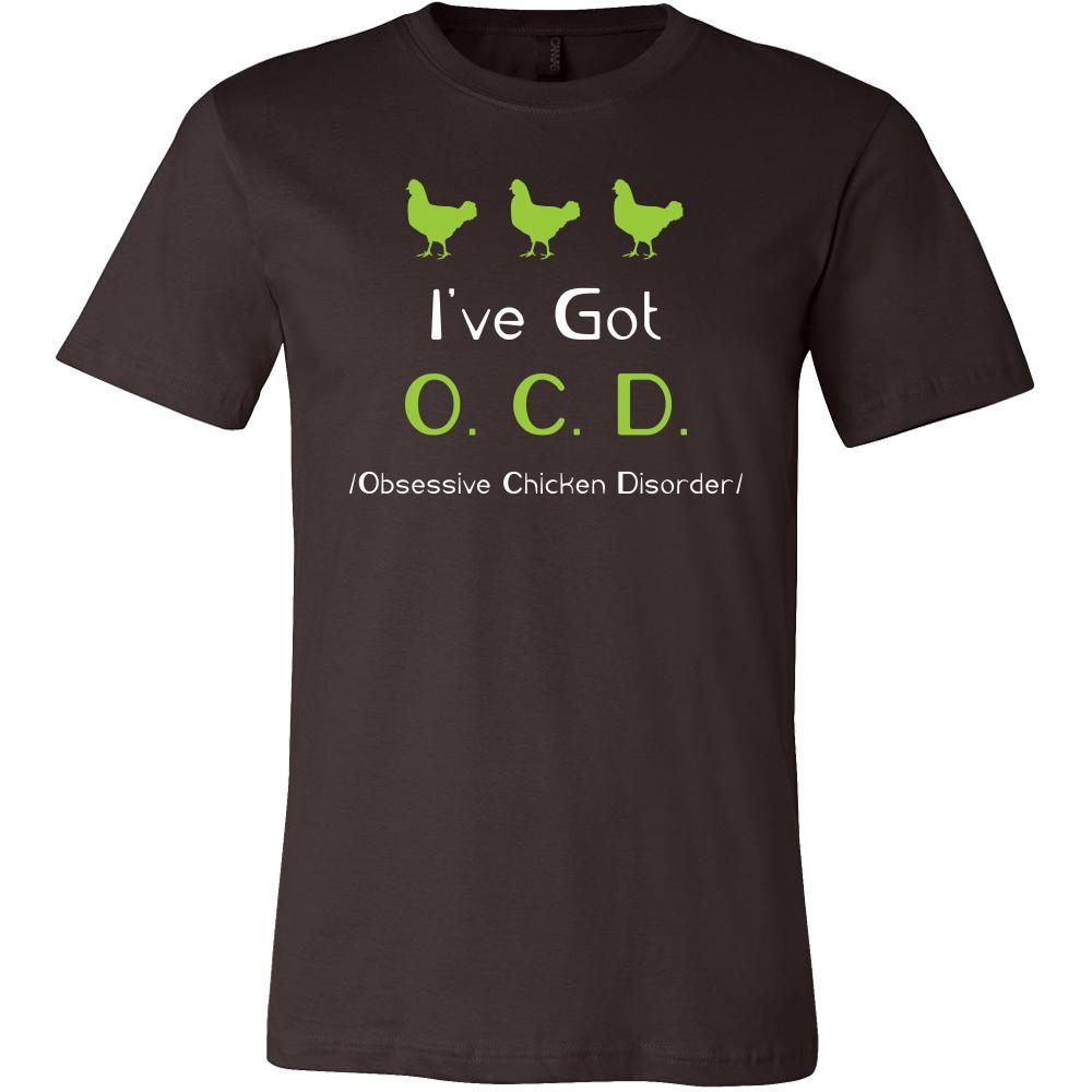 Chicken Shirt - OCD - Animal Lover Gift-T-shirt-Teelime | shirts-hoodies-mugs
