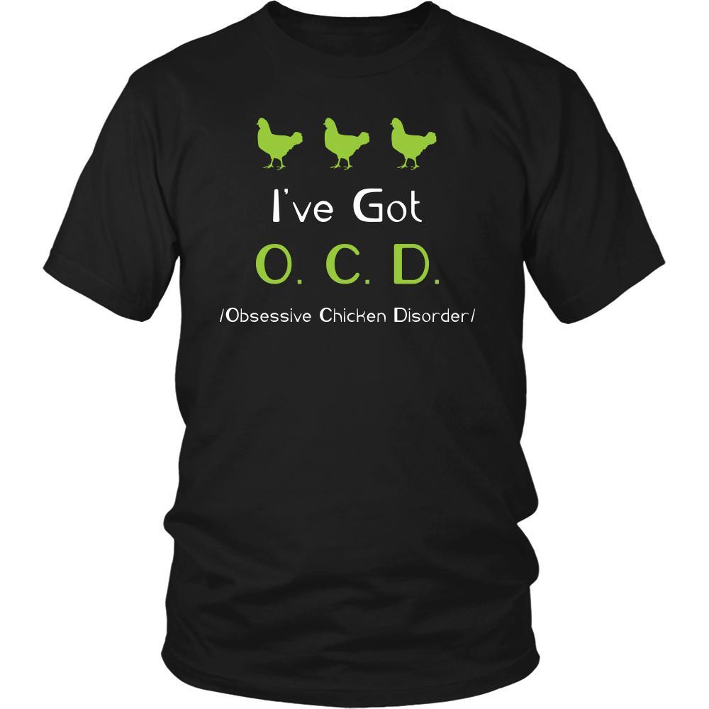 Chicken Shirt - OCD - Animal Lover Gift-T-shirt-Teelime | shirts-hoodies-mugs