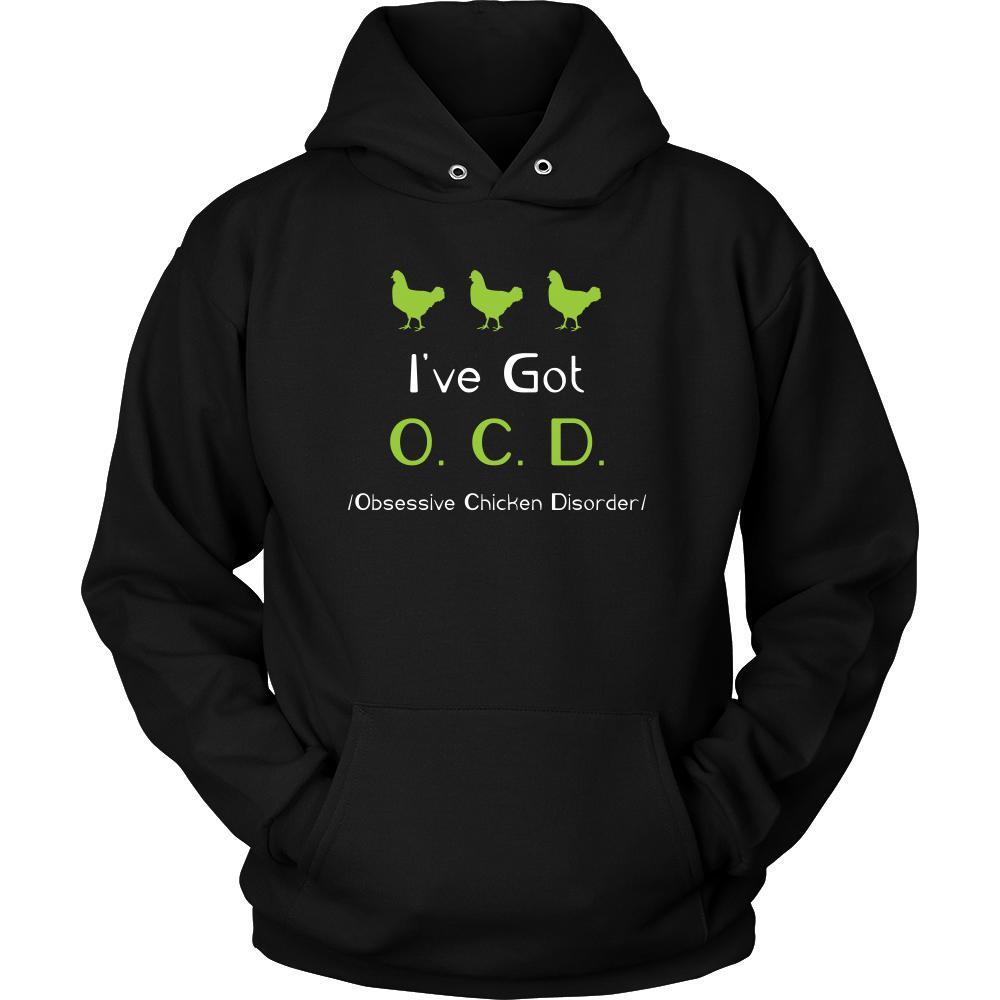 Chicken Shirt - OCD - Animal Lover Gift-T-shirt-Teelime | shirts-hoodies-mugs