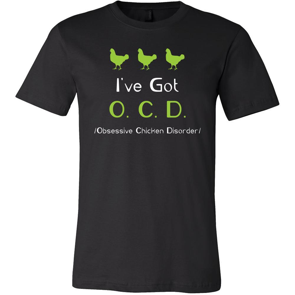 Chicken Shirt - OCD - Animal Lover Gift-T-shirt-Teelime | shirts-hoodies-mugs