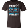 Chief Engineer Shirt - Raise your hand if you love Chief Engineer, if not raise your standards - Profession Gift-T-shirt-Teelime | shirts-hoodies-mugs