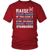 Chief Engineer Shirt - Raise your hand if you love Chief Engineer, if not raise your standards - Profession Gift-T-shirt-Teelime | shirts-hoodies-mugs