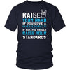 Chief Engineer Shirt - Raise your hand if you love Chief Engineer, if not raise your standards - Profession Gift-T-shirt-Teelime | shirts-hoodies-mugs