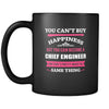 Chief Engineer You can't buy happiness but you can become a Chief Engineer and that's pretty much the same thing 11oz Black Mug-Drinkware-Teelime | shirts-hoodies-mugs