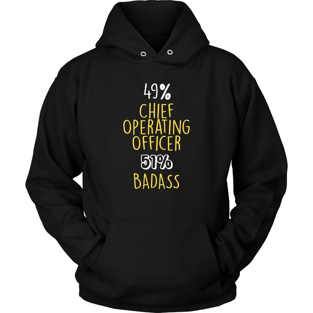 Chief Operating Officer Shirt - 49% Chief Operating Officer 51% Badass Profession-T-shirt-Teelime | shirts-hoodies-mugs