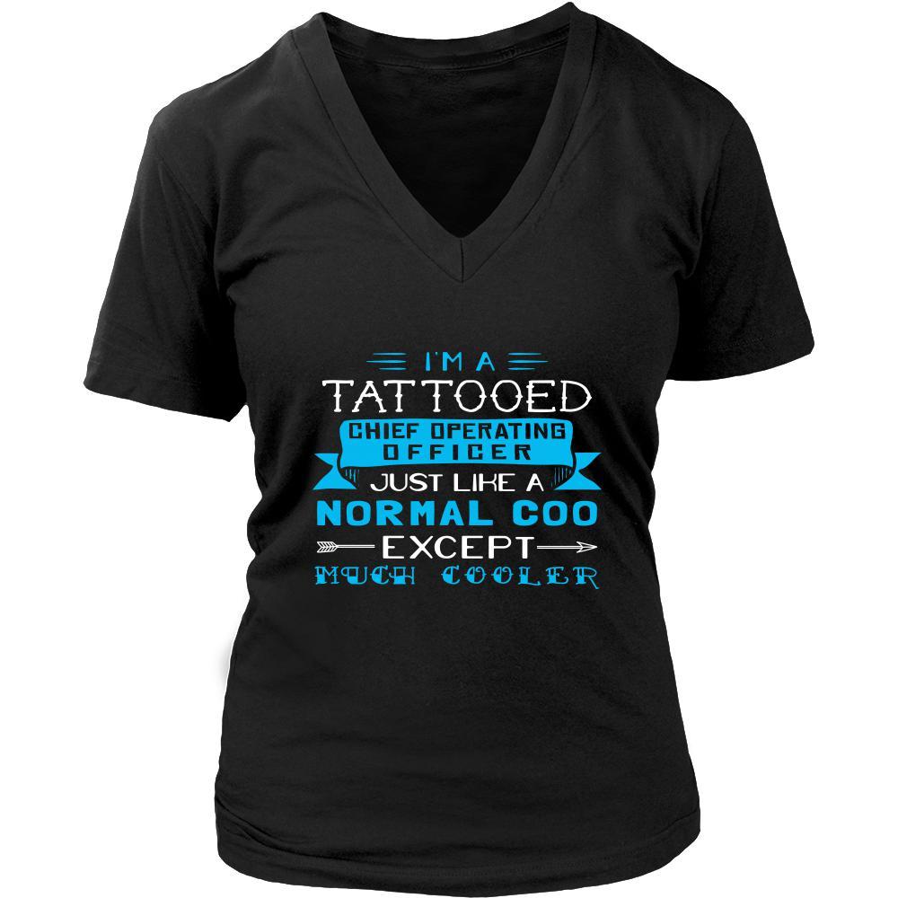Chief Operating Officer Shirt - I'm a tattooed chief operating officer, just like a normal COO, except much cooler - Profession Gift-T-shirt-Teelime | shirts-hoodies-mugs