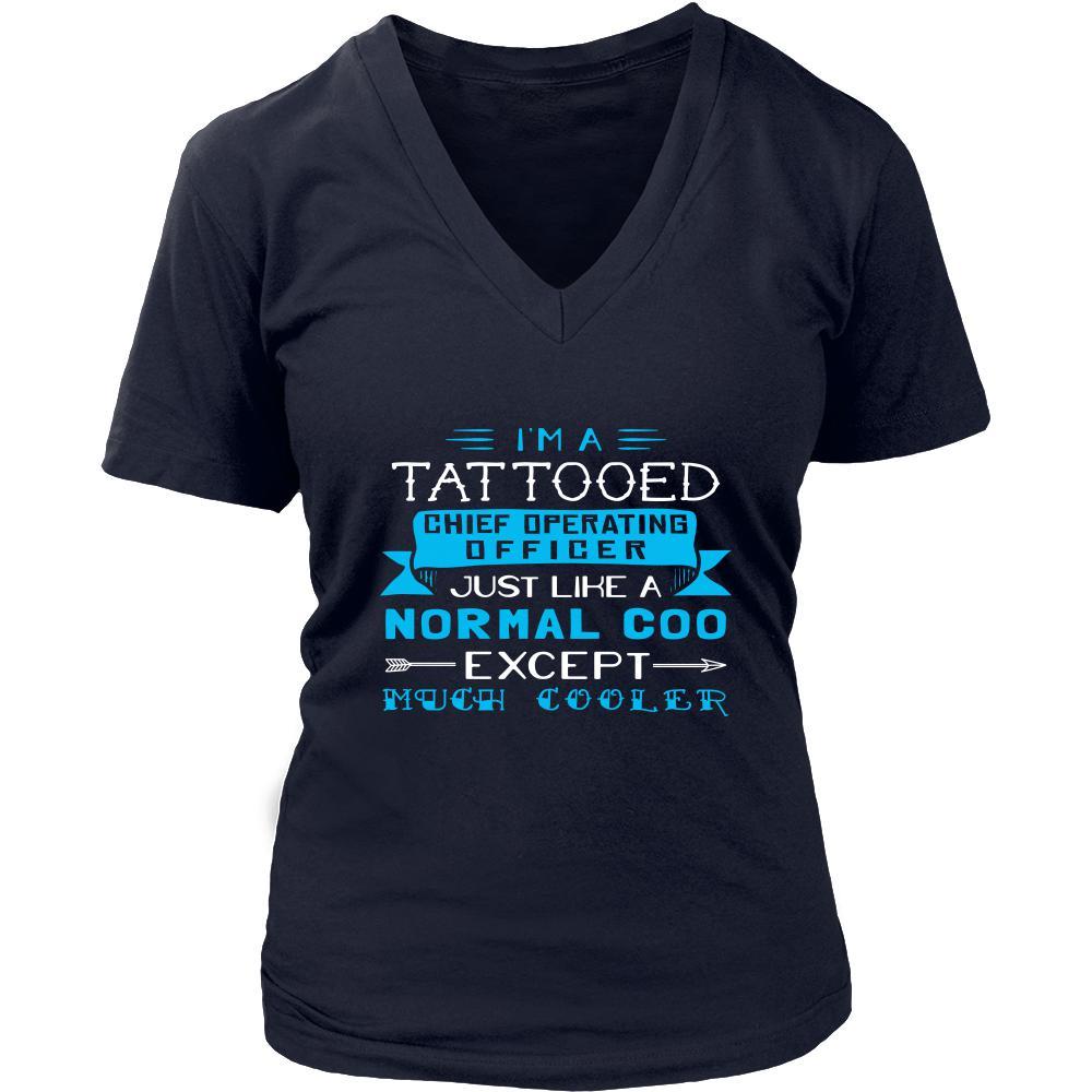 Chief Operating Officer Shirt - I'm a tattooed chief operating officer, just like a normal COO, except much cooler - Profession Gift-T-shirt-Teelime | shirts-hoodies-mugs