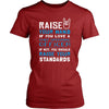 Chief Operating Officer Shirt - Raise your hand if you love Chief Operating Officer, if not raise your standards - Profession Gift-T-shirt-Teelime | shirts-hoodies-mugs