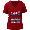 Chief Operating Officer Shirt - Raise your hand if you love Chief Operating Officer, if not raise your standards - Profession Gift-T-shirt-Teelime | shirts-hoodies-mugs