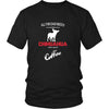 Chihuahua Dog Lover Shirt - All this Dad needs is his Chihuahua and a cup of coffee Father Gift-T-shirt-Teelime | shirts-hoodies-mugs