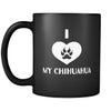Chihuahua I Love My Chihuahua 11oz Black Mug-Drinkware-Teelime | shirts-hoodies-mugs
