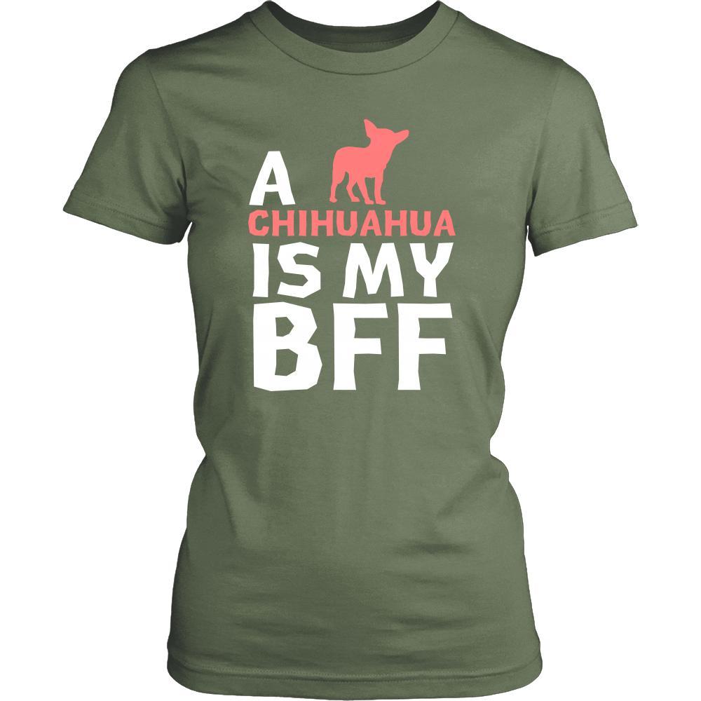 Chihuahua Shirt - a Chihuahua is my bff- Dog Lover Gift-T-shirt-Teelime | shirts-hoodies-mugs