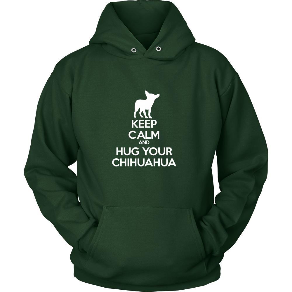 Chihuahua Shirt - Keep Calm and Hug Your Chihuahua- Dog Lover Gift-T-shirt-Teelime | shirts-hoodies-mugs