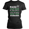 Chiropractor Shirt - Raise your hand if you love Chiropractor, if not raise your standards - Profession Gift-T-shirt-Teelime | shirts-hoodies-mugs