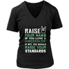 Chiropractor Shirt - Raise your hand if you love Chiropractor, if not raise your standards - Profession Gift-T-shirt-Teelime | shirts-hoodies-mugs