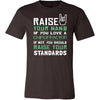 Chiropractor Shirt - Raise your hand if you love Chiropractor, if not raise your standards - Profession Gift-T-shirt-Teelime | shirts-hoodies-mugs