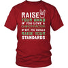 Chiropractor Shirt - Raise your hand if you love Chiropractor, if not raise your standards - Profession Gift-T-shirt-Teelime | shirts-hoodies-mugs