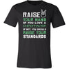 Chiropractor Shirt - Raise your hand if you love Chiropractor, if not raise your standards - Profession Gift-T-shirt-Teelime | shirts-hoodies-mugs